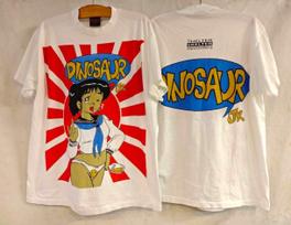 Vintage Dinosaur Jr Hook-Ups Anime Birdhouse Punk Rock Band Sz.L T-Shirt REPRINT Unisex T-Shirt S blue