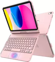 Tqq dėklas, skirtas Ipad 10 kartos su Klaviatūra/(a16) 11 kartos (11/10,9 colio, 2025/2022) su dideliu tiksliuoju jutikliniu kilimėliu, nešiojamojo kompiuterio klaviatūra su 10 spalvų apšvietimu, itališka