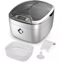 Lifebasis ultragarsinis valymo įrenginys, ultragarsinis valiklis akinių valymo įrenginys 850 ml ultragarsinis įrenginys su led apšvietimu breketų valymo ultragarsinė vonelė akiniams, cd, dvd, papuošalams, laikrodžiams, sidabrui