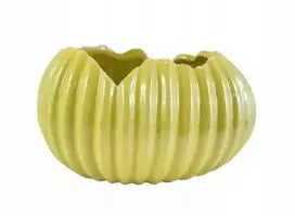 Affek Design Vazonėlis/dėklas kiaušinio lukštas geltonas perlamutrinis