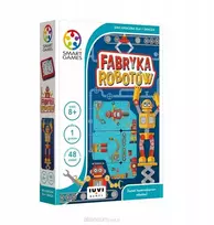 Smart Games Robotų Fabrikas vaikams kelioninis spalvingas