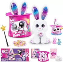 Pets Alive Magic Bunnies by Zuru interaktyvus pliušinis žaislas su staigmena (baltas triušis)