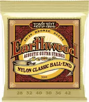 Ernie Ball Earthwood Folk akustinės gitaros stygos, 28-42