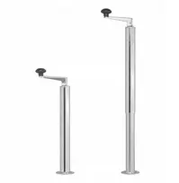 Proplus Reguliuojama Priekabos Atrama fi48 mm 400-650 mm su rankena didelis eigos diapazonas 350kg galia