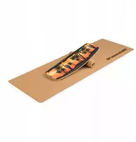 Boarderking Indoorboard Curved balansinė lenta su kilimėliu