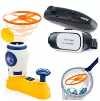 Dovana po eglute Webski Vr 3d 360 laipsnių akiniai + žaidimų pultelis + diskų paleidimo įrenginys