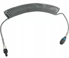 Spiralinė žarna Pu - poliuretanas 12x8mm 15m su saugia jungtimi