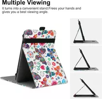 Vovipo universalus dėklas 6 colių, 6,8 colių 7 Kindle Paperwhite/colorsoft e-skaityklėms, apsauginis dėklas su rankos dirželiu, suderinamas su Kindle/kobo/tolino/pocketook/sony 6-6,8-7 colių e-skaityklėmis