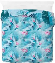 Jay Franco Disney Lilo and Stitch Floral patalynės komplektas dviem asmenims - vaikiškas patalynės komplektas su 50 x 70 cm pagalvės užvalkalu, skalbiamas skalbimo mašinoje medvilninis patalynės komplektas