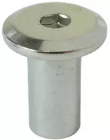 Veržlė jungtims, Ericson tipo, nerūdijančio plieno, plokščia galvutė M6 x 15 mm