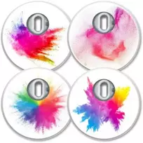 Lipdukai Freestyle Libre 3, 4 vnt. rinkinys, Holi dizainas