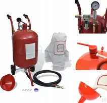 Apptech Sifono smėliasrovė 38l mobili + 58 antgaliai + kaukė + piltuvas