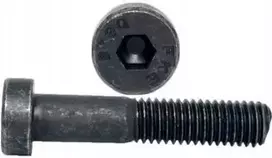 M10x40 Varžtai su cilindrine galvute, klasė 8.8, Din 7984, juodi, 100 vnt.