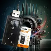 Usb 2.0 garso plokštės adapteris su 3.5 mm lizdu ausinėms ir mikrofonui, reguliuojamas su 7.1 erdvinio garso universaliu suderinamumu