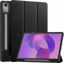 Vakarey dėklas, skirtas Lenovo Idea Tab Pro, su rašiklio laikikliu, itin plonas išmanusis dėklas, skirtas Lenovo Tab Pro 12.7 colių 2025, juodas