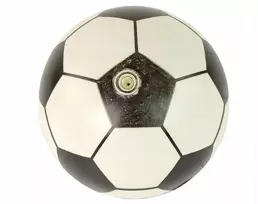 Guminis kamuolys, baltas ir juodas