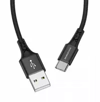 TelForceone Borofone Bx20 Enjoy kabelis - Usb į Type-c - 2a 1 metras juodas