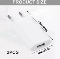 Usb įkroviklis, 2 vnt. įkroviklio maitinimo šaltinis 5v 1a, maitinimo šaltinis suderinamas su phone xs max xr x 8 7 6 6s 5s plus, pad mini, pod