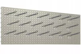 Keter Diy Ktd dirbtuvių lentyna 1000x400 kreminė + 20x dvigubas pakabinimas L-200