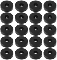 Briny River Epdm guminės poveržlės, skersmuo 3 mm, išorinis skersmuo 10 mm, storis 2,5 mm, guminės poveržlės varžtams, čiaupams, sraigtams, sodo žarnai, dušo galvutei, juodos, 50 vnt.