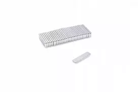 Neodimio magnetas, plokštelė Mpł 20x5x1,8 N38, komplektas 10 vnt.