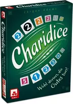 Charidice - stalo žaidimas su kauliukais, sidabro spalvos