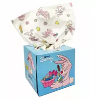 Nosinaitės servetėlės 3 sluoksnių dėžutėje Kartika Bunny zuikutis, triušis, 56 vnt.