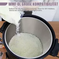 Toauto wmf-8l žvakių gamybos rinkinys, komercinis elektrinis vaško lydytuvas su kaitinimo elementu ir išleidimo anga