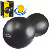 4fizjo reabilitacinis gimnastikos kamuolys peanut ball fasolė su pompa 90cm