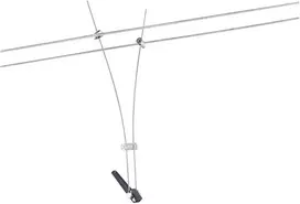 Paulmann Light&easy Comet trumpas pagrindas, vielos sistema, 30cm, Gu5.3, chromas, 12v, aliuminis/stiklas