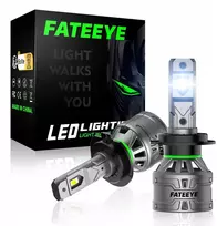 Led lemputės H7 Fateeye, galingos 120w 20500lm Canbus