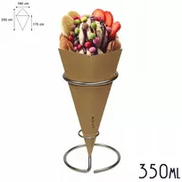 Rd studio vafliniai rageliai Bubble Waffle, 350 ml, burbuliniai vafliai, rudos spalvos, 100 vnt.