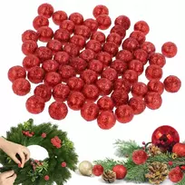 Generic Styroporinės blizgančios dekoratyvinės dekoracijos kamuoliukai kompozicijoms, spalvoti