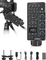 Aodelan nuotolinio valdymo pultas, skirtas "sony" vaizdo kameroms su "lanc" priartinimu - belaidis ir laidinis nuotolinio valdymo pultas su "iris" fokusavimo priartinimu, Nd baltos spalvos balanso reguliavimu, skirtas "sony Ilme-fx6", "pxw-fx9", "pxwz280v