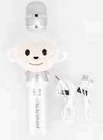 Bluetooth mikrofonas su karaoke garsiakalbiu vaikams Maxlife Animal Karaoke
