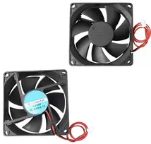 24v Dc 80x80x20mm Ventiliatorius - Tylus 2-pin aušinimo sprendimas