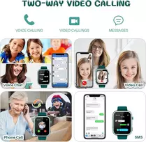 Okyuk vaikiškas išmanusis laikrodis, 4g vaikiškas išmanusis laikrodis, Gps seklys vaikams, laikrodis berniukui, vaikiškas laikrodis su vaizdo skambučiais, mokyklos režimas, Sos funkcija, kamera ir žingsniamatis (t45 žalias)