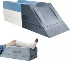 Helining ergonomiška, reguliuojamo aukščio vena kojų pagalvė po operacijų, traumų ar poilsiui, kojų pakėlimo pagalvė, limfos pagalvė kojoms