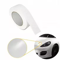 Apsauginė balta matinė juosta slenksčių apsauga Tuning plėvelė Dechroming