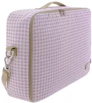 Cambrass - ligoninės krepšys kūdikiui vichy pink