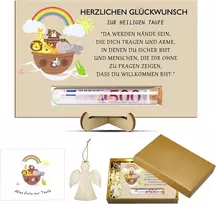 Piniginė dovana krikštynoms, piniginė dovana krikštynoms mergaitėms berniukams, dovana krikštatėviui, krikštynų kortelės pinigų dovanų pakuotė su mėgintuvėliu, piniginis kuponas krikštynoms vaikui