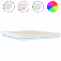 Lova Lovos rėmas su Led apšvietimu - 203x183 cm, baltas