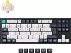 Keychron Q3 Max belaidė mechaninė klaviatūra, Qmk/via programuojama pilno metalo klaviatūra vokiečių De-iso Tkl išdėstymas Bluetooth/laidinis Rgb su karšto keitimo Gateron Jupiter Banana jungikliais