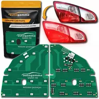 Led galinių žibintų vairuotojo plokštė Nissan Qashqai Lift 09-13 kairė