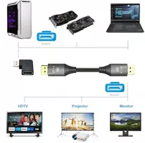 Displayport 1.4 Kampinis Adapteris Dp Moterinis į Dp Vyriškį 8k 60hz