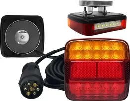Led lempų rinkinys priekabai ant magneto su 7.5 m laidu