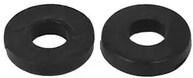 Nailono plokščios poveržlės M2 x 5mm x 1mm, juodos, 200 vnt.