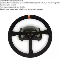 70 mm vairo rato stebulės adapteris, skirtas G25 G27 G29 G920, suderinamas su 13, 14 colių vairais, pakaitinis automobilio vairo rato adapteris, pagamintas iš aliuminio lydinio