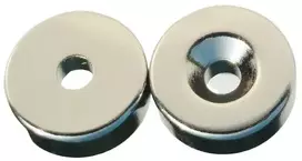 Neodimio žiedinis magnetas 20x7.5/4.5x5 mm N38