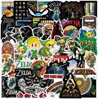 The Legend of Zelda Lipdukai (50 vnt.) - Vandeniui Atsparūs Vinilo Lipdukai